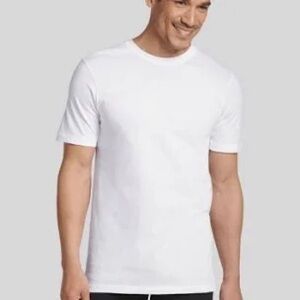 Jockey White Short Sleeve Crew Neck Tee
